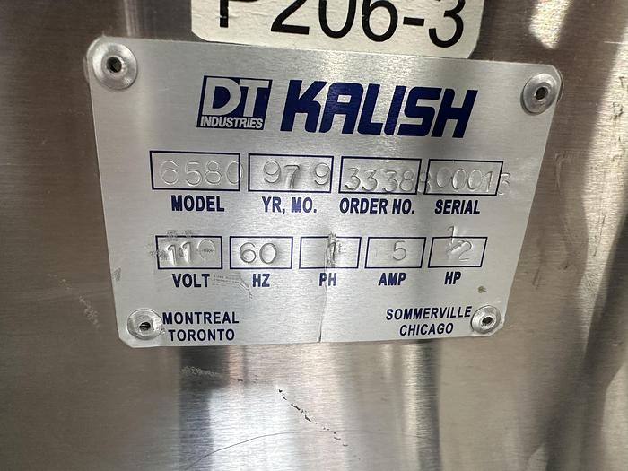 Used Kalish 6580 Automatic Bottle Cleaner