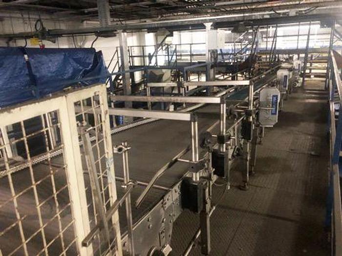 Used Bottle Diverter Conveyor