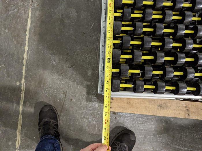 Used Gravity-Flow Roller Racks