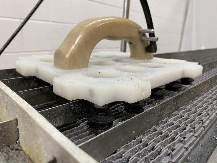 Used 8' Indexing Conveyor for Carton Packing