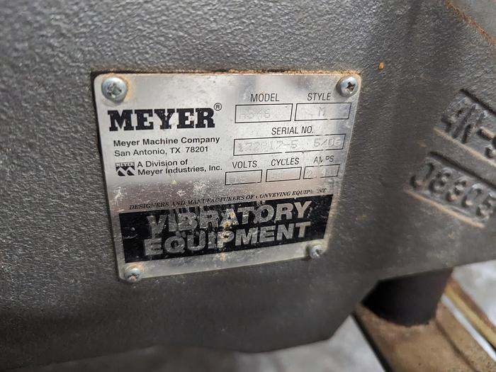 Used Meyer Vibratory Feeder