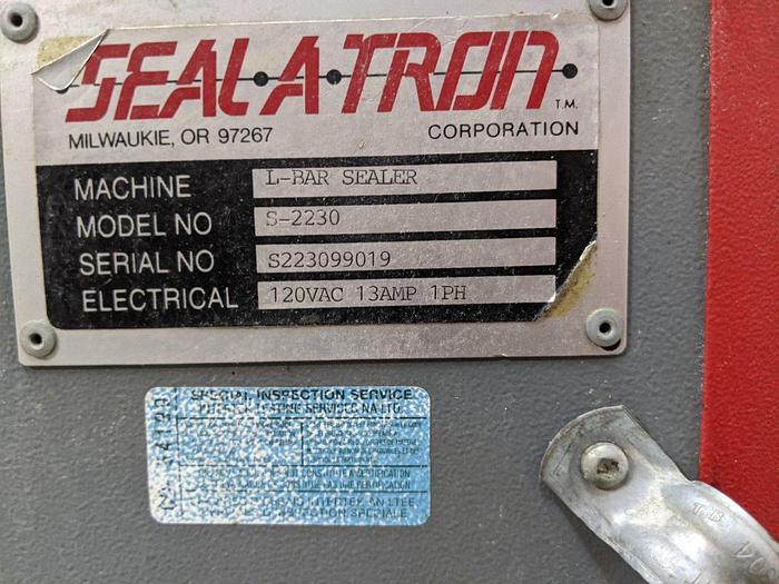 Used Seal•A•Tron L-Bar Sealer