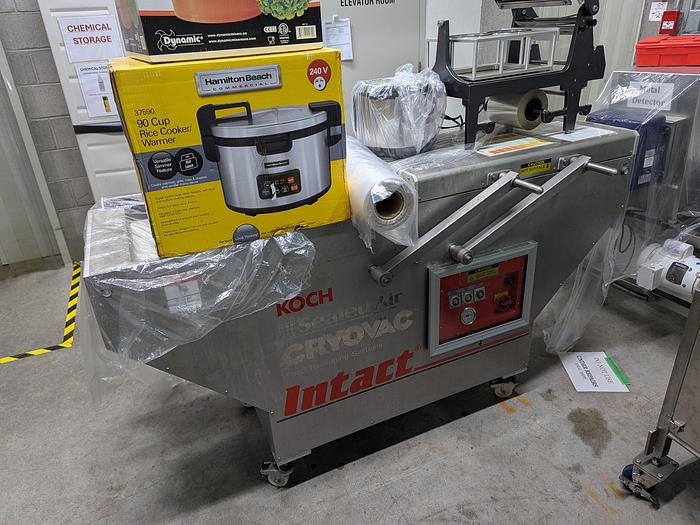 Used Koch Intact RM572 Double Chamber Vacuum Sealer
