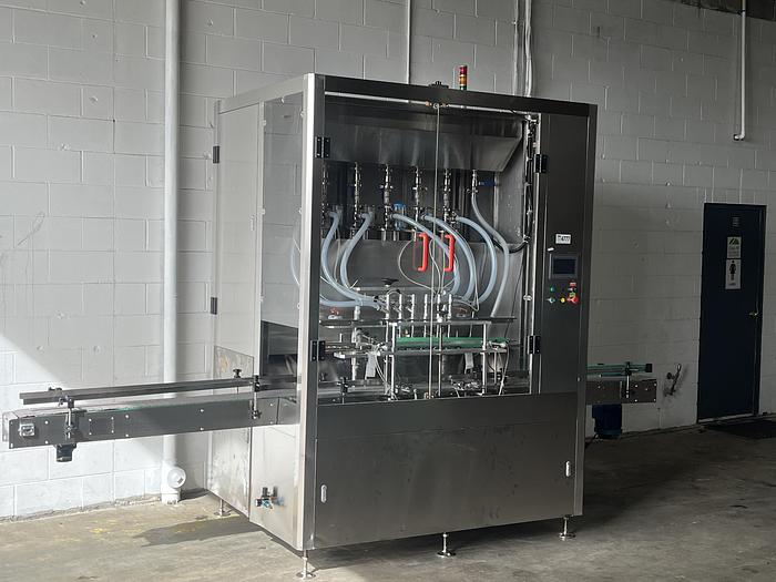 Used 6-Head Bottle Filler