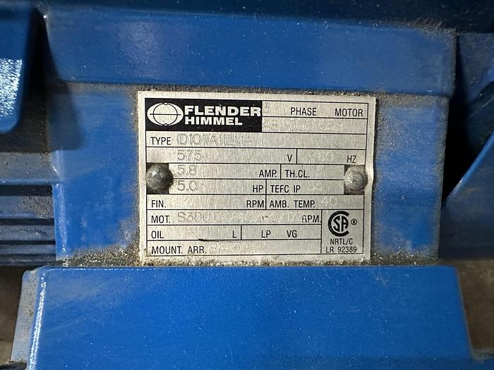 Used Flender Himmel 5HP Electric Motor