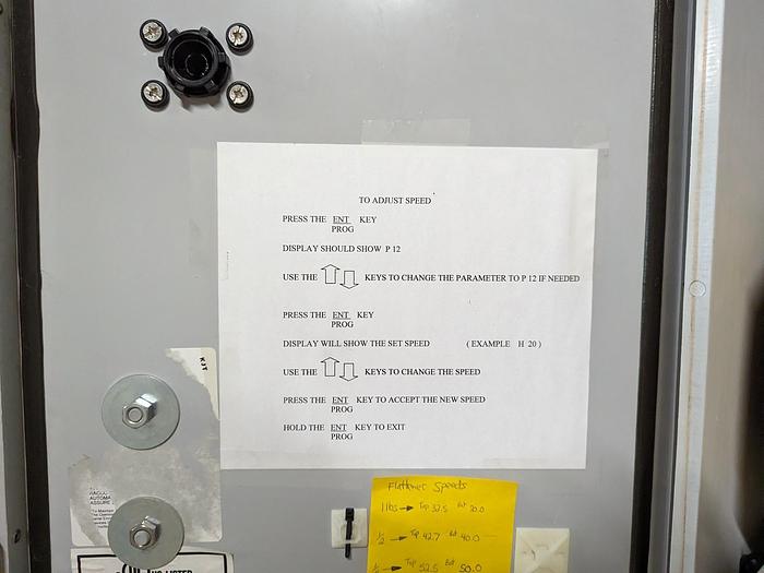 Used Flattener Conveyor