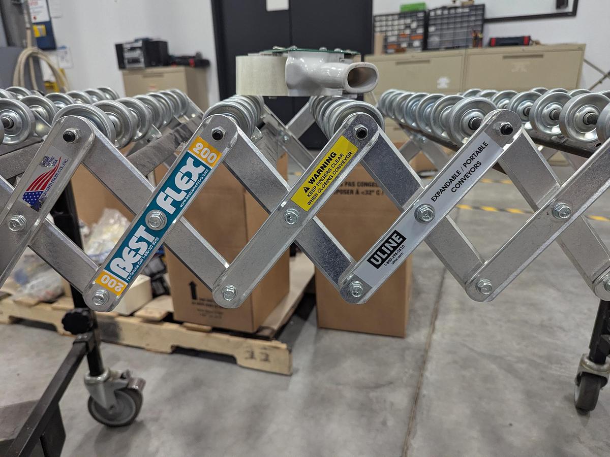 Used BestFlex 200 Expandable Gravity Conveyor 