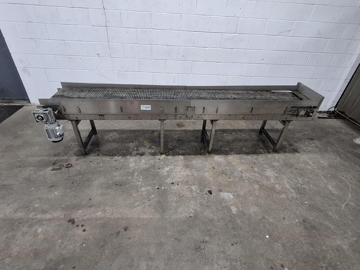 Used 9.5ft Flat Belt Conveyor