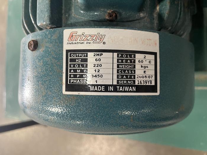 Used 2008 Grizzly Industrial Dust Collector - G10292