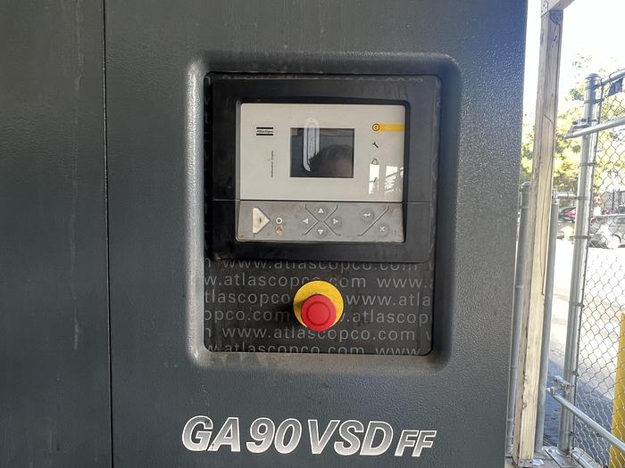 Used Atlas Copco 125 HP Rotary Screw Compressor