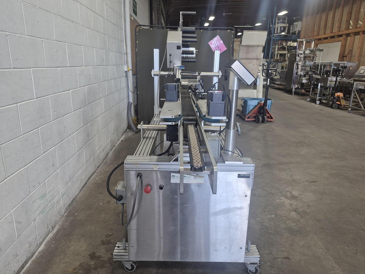 Used Associated Two-Head Top & Bottom Labeller