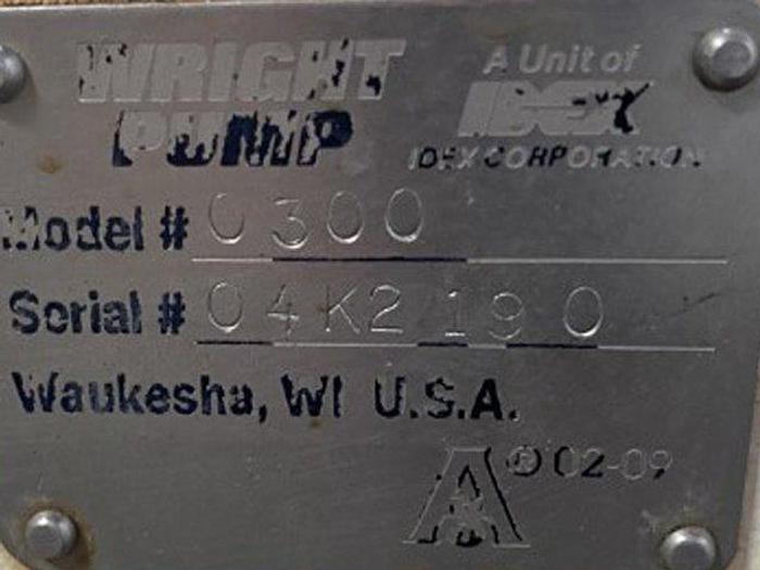 Used Wright 0300 PD Pump