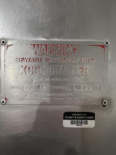 Used Koch 75L Bowl Chopper