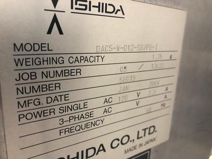 Used Ishida High Speed Checkweigher