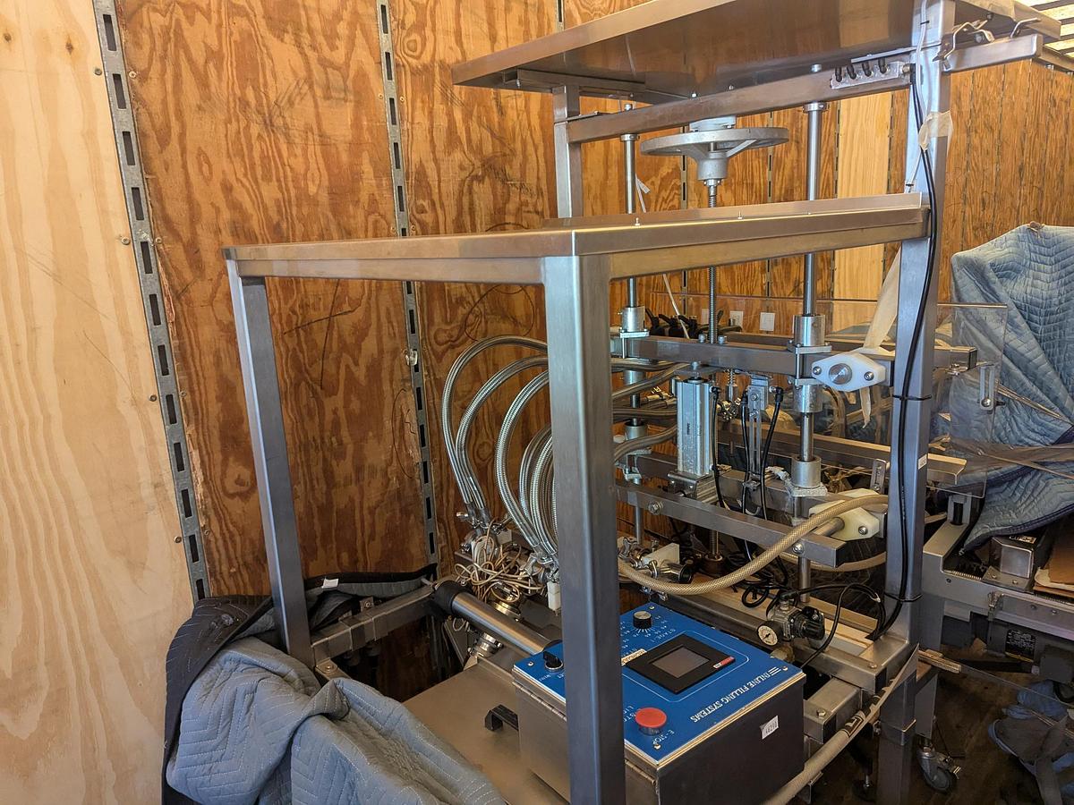 Used Inline 4 Head Bottle Filler