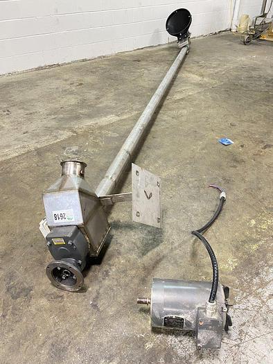 Used 15'L Auger Conveyor