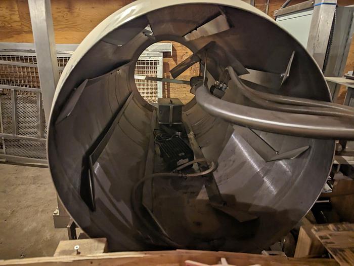 Used 8' Seasoning Drum with Oil Sprayer