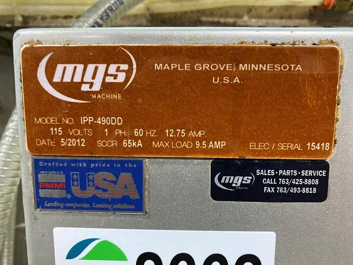 Used MGS IPP-490DD Intermittent Pick n' Place