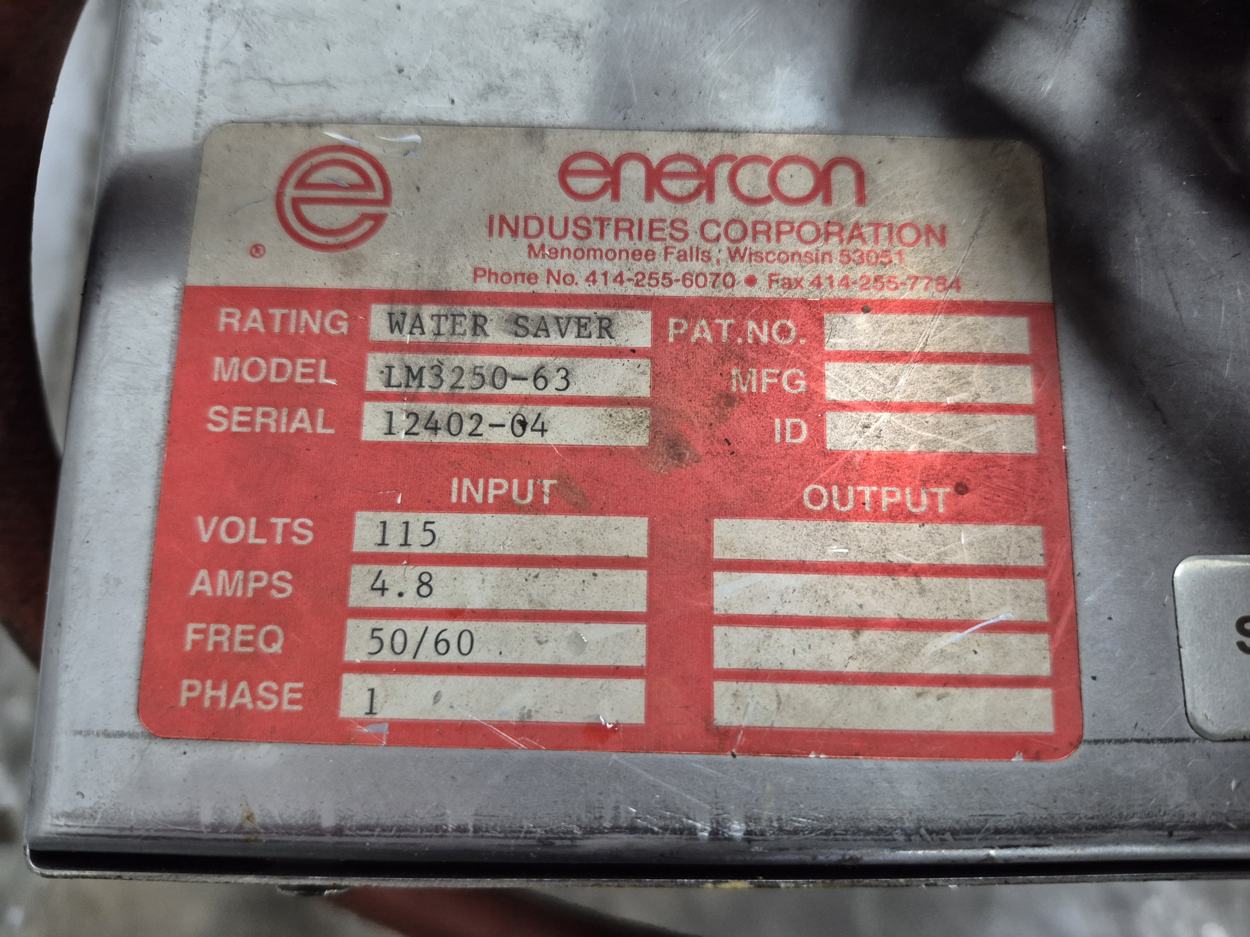 Used Enercon Induction Heat Sealer