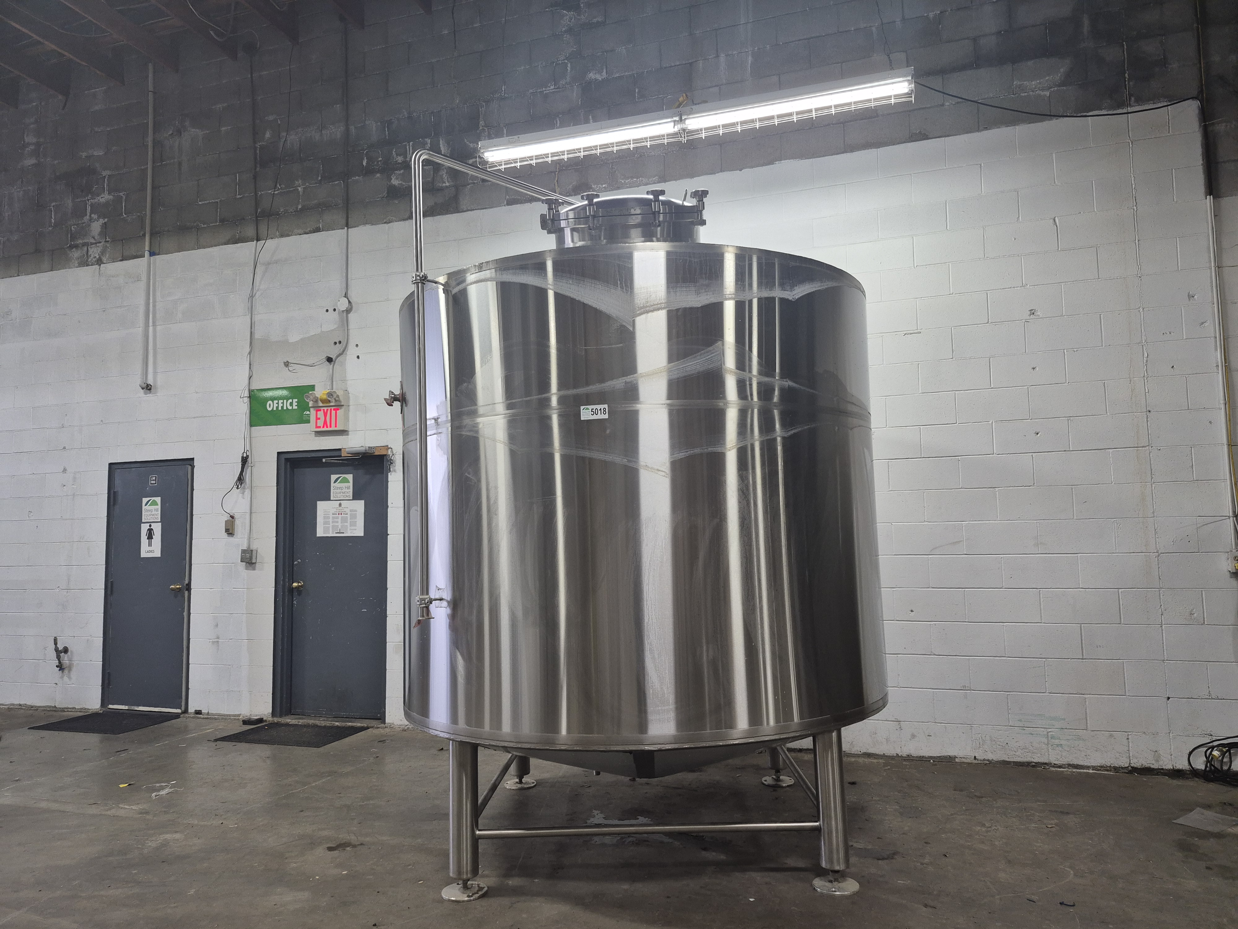 Used Sidmac 7000 Liter Jacketed Tank 