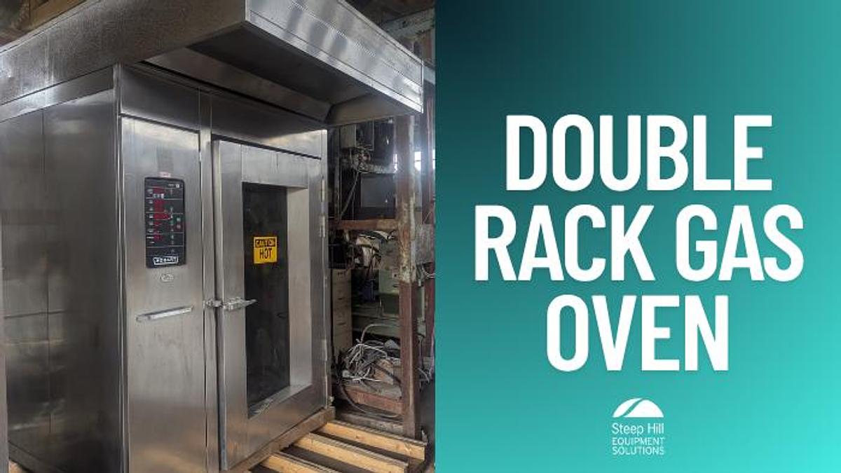 Used Hobart HBA2G Double Rack Gas Oven
