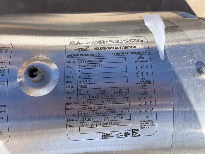 Used Alfa Laval 7.5HP Centrifugal Pump