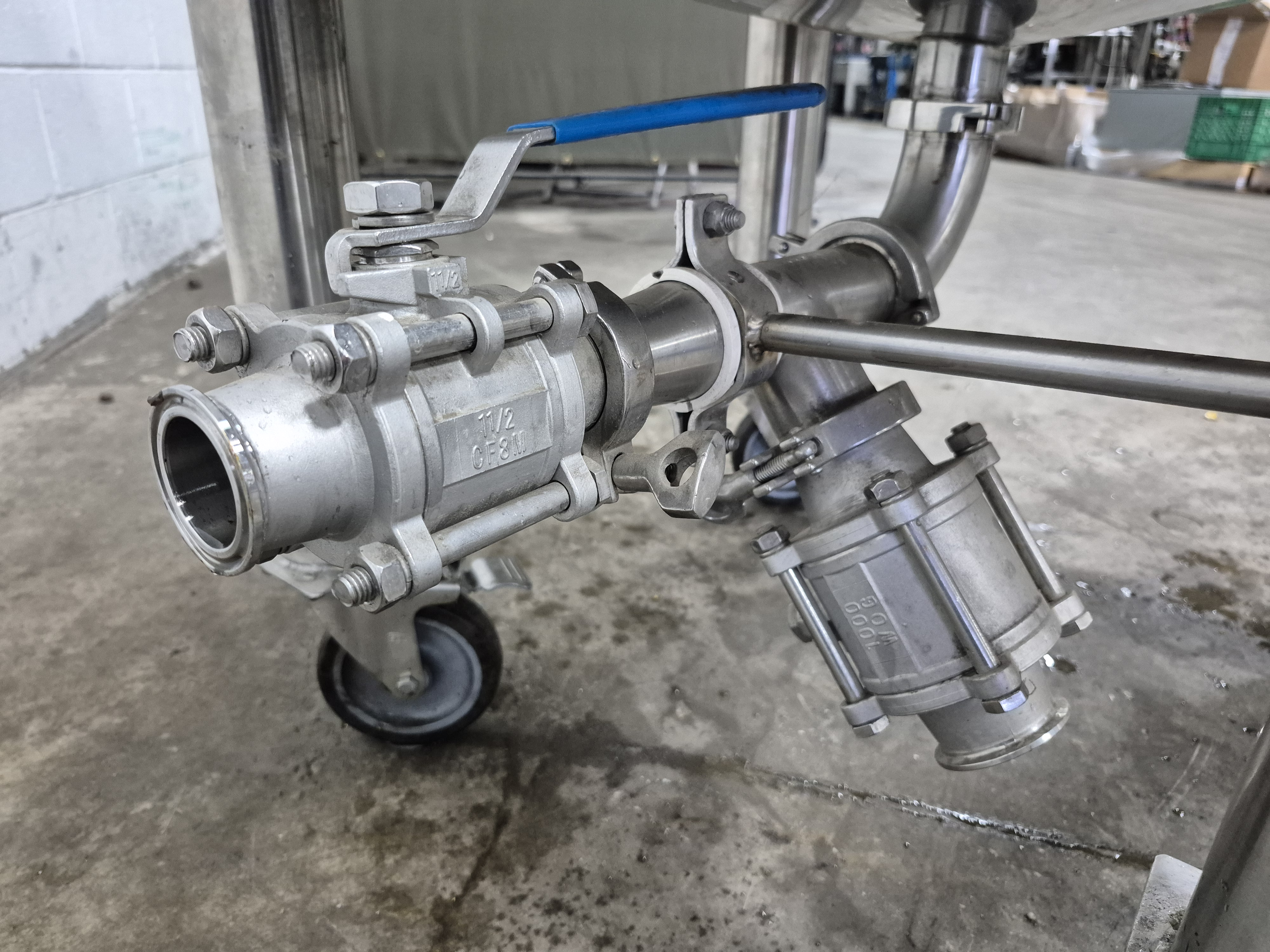 Used SS 100 Gallon Tank w/ Immersion Heater