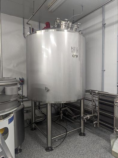 Used Cru 3,000L Mix Tank with Double Agitator