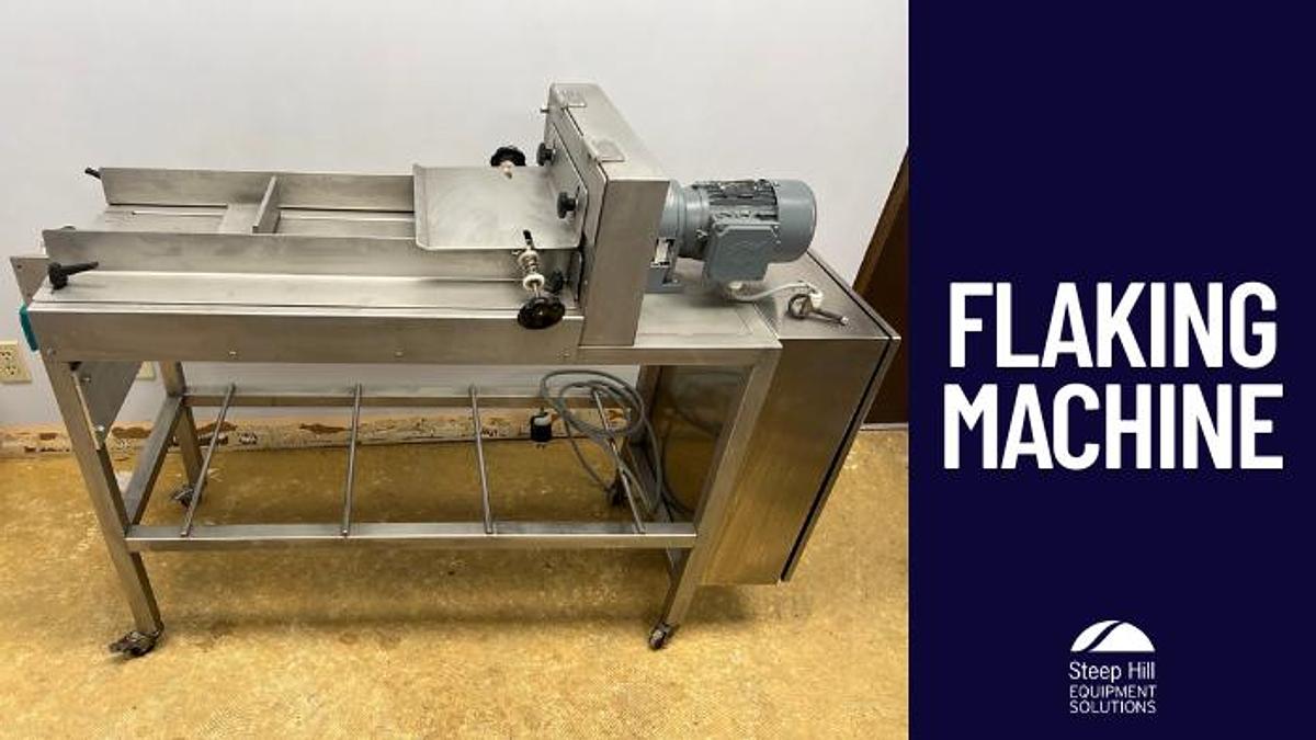 Used Prefamac BASIC Flaking Machine