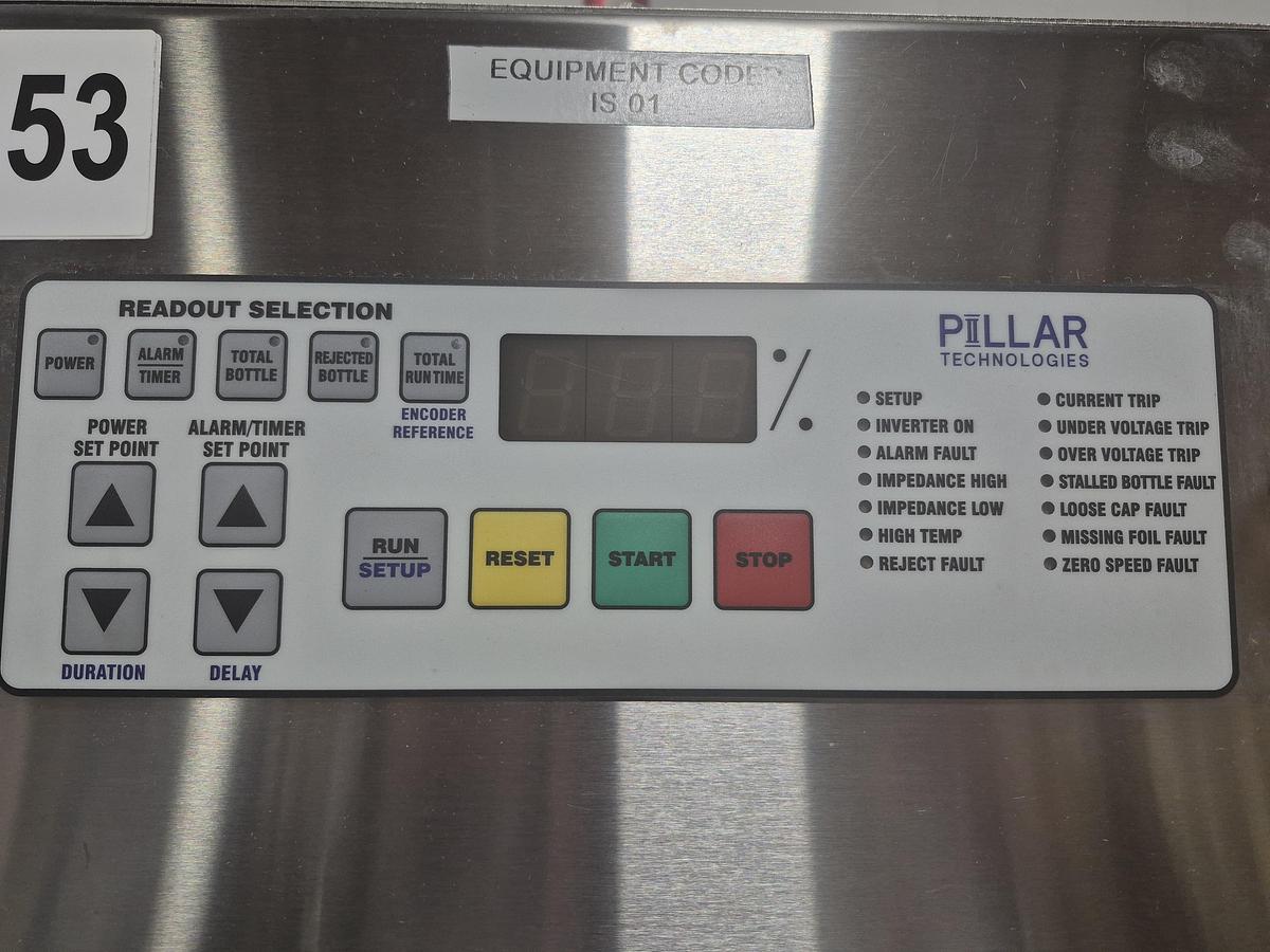 Used Pillar Technologies Unifoiler Automatic Induction Cap Sealer