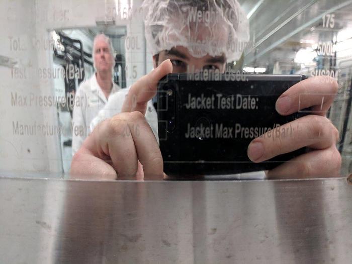 Used Vertical SS Mixing Tanks