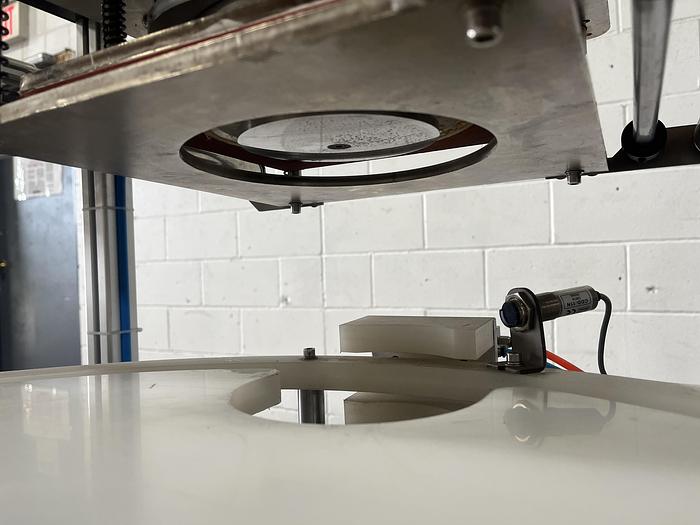 Used Rotary Bucket Foil Lid Sealer