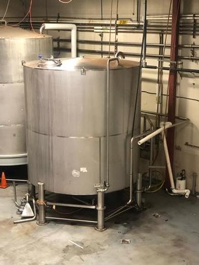 Used 10' Jacketed Cone-Bottom Tank