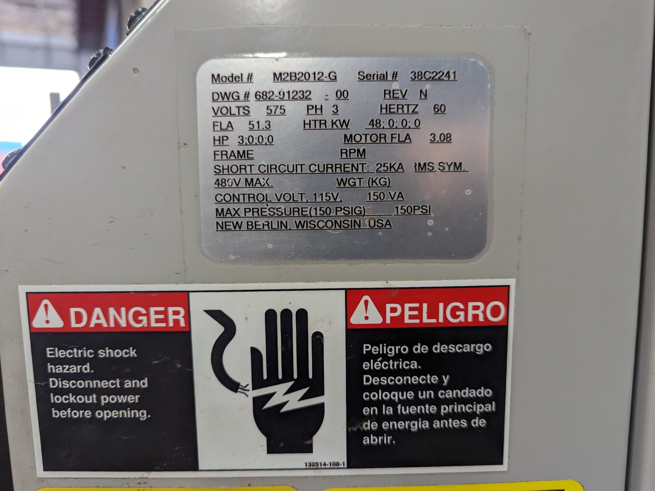 Used Sterling M2B2012-G Water Temperature Controller