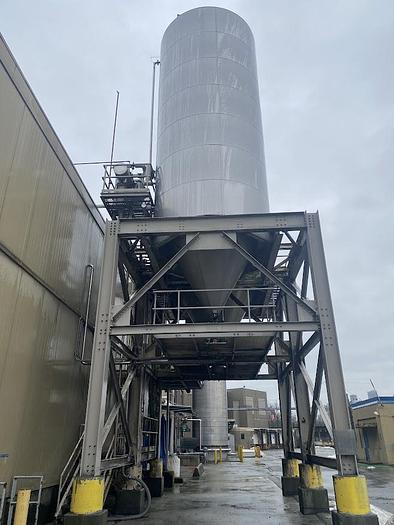 Used SS Grain Silo's with Platform