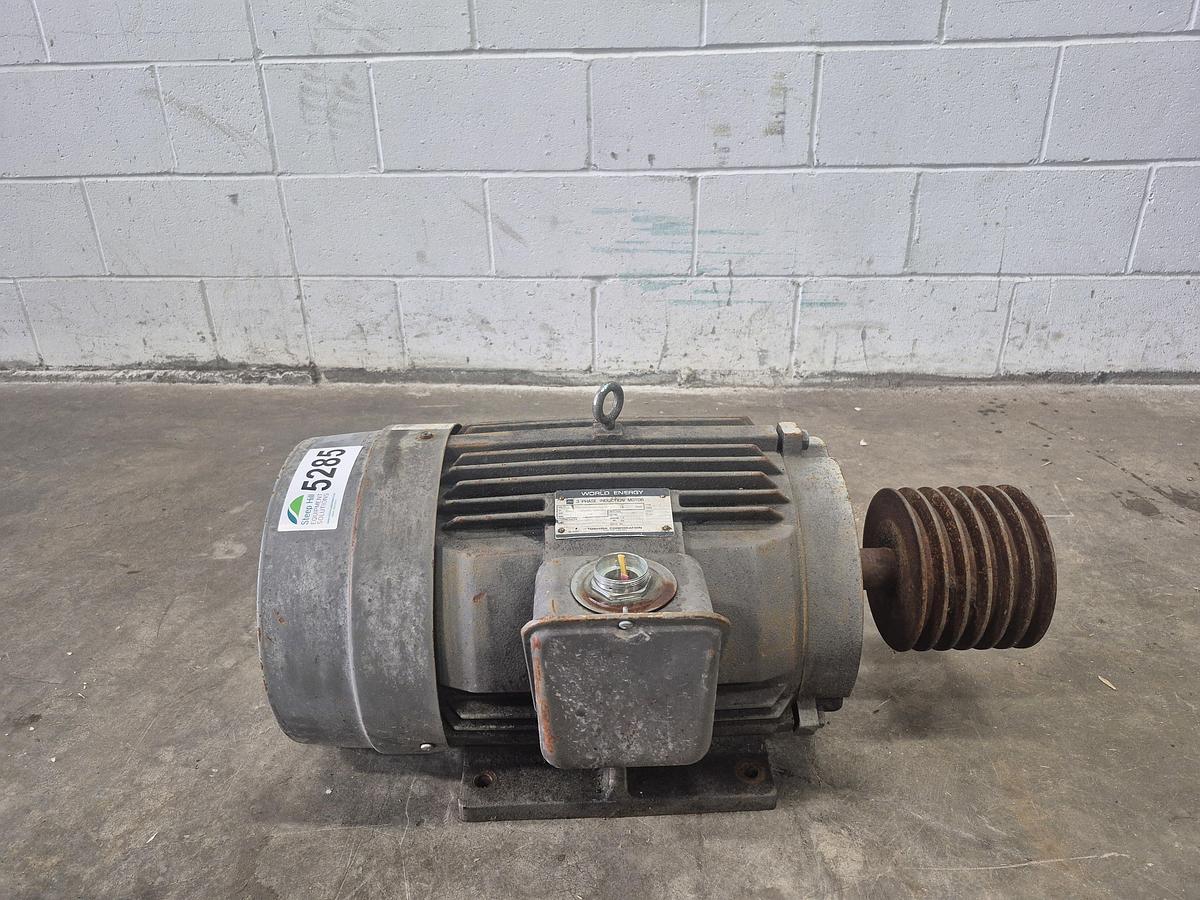 Used World Energy 3 Phase Induction Motor