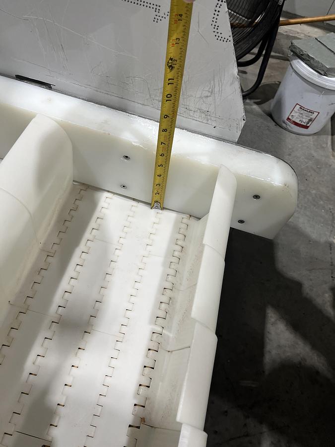 Used Cleated Modular Belt Incline Conveyor