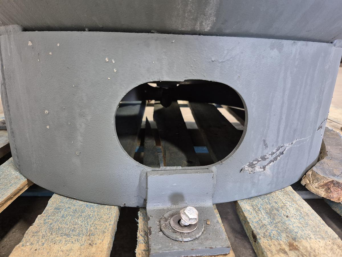 Used Buckeye Boiler Company 120-Gallon Vertical Air Receiver Tank