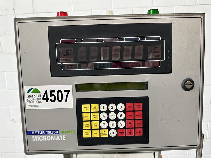 Used Mettler-Toledo Checkweigher BELTWEIGH/MM