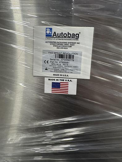 Used Autobag 475000B1 Bagging Machine