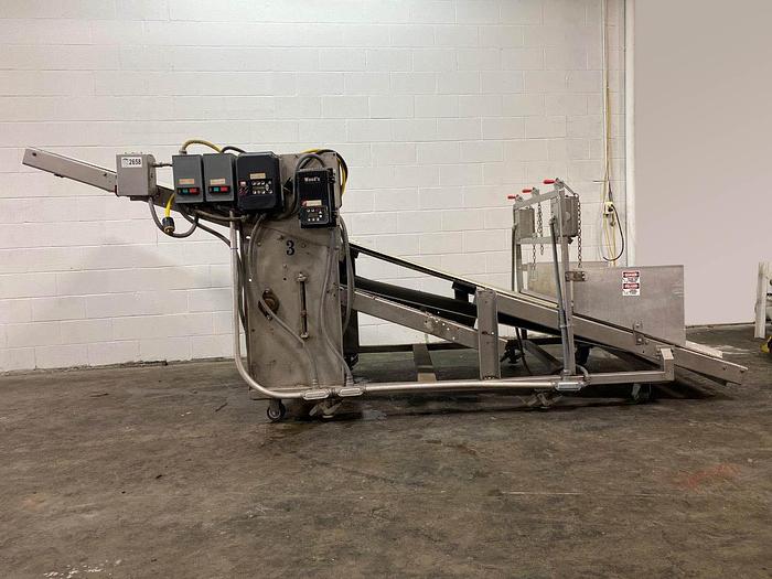 Used 13ft Long Incline Conveyor