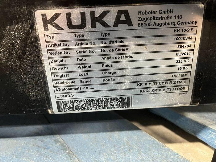 Used KUKA KR 16-2 S Robot