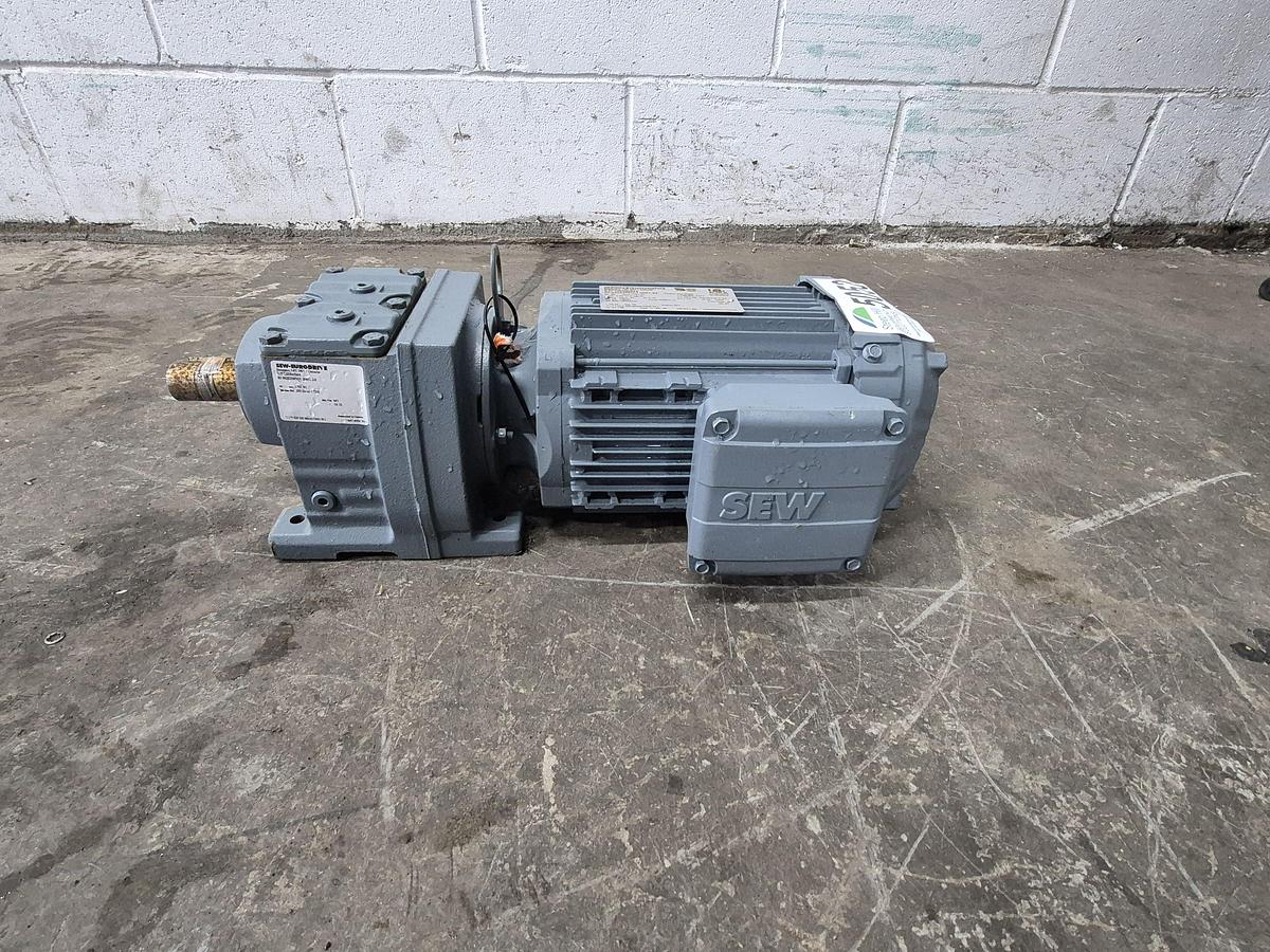 Used Sew-Eurodrive 1 HP Helical Gearmotor 