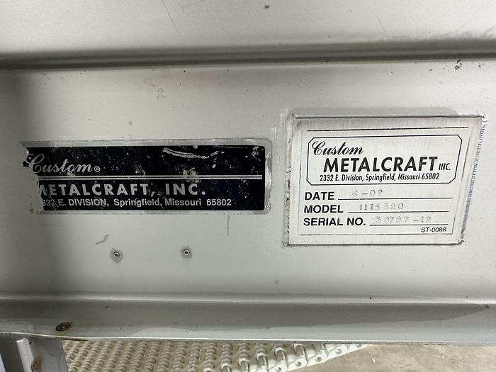 Used Metalcraft 8' x 2' Modular Belt Conveyor