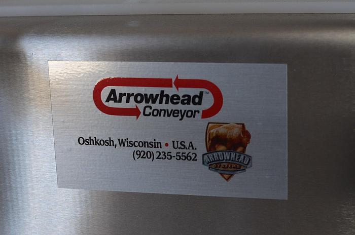 Used 7' long by 12" wide L-Shaped Conveyor