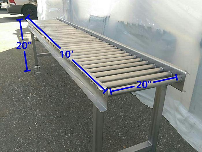 Used 10' Roller Conveyor