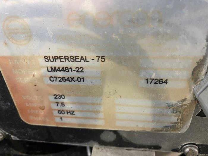 Used Enercon Super Seal 75 Induction Sealer