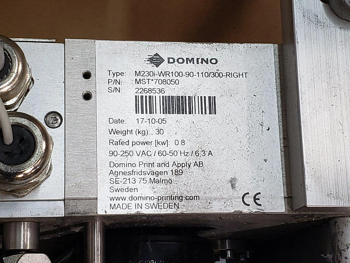 Used Domino M230i-WR100 Print & Apply Labeller