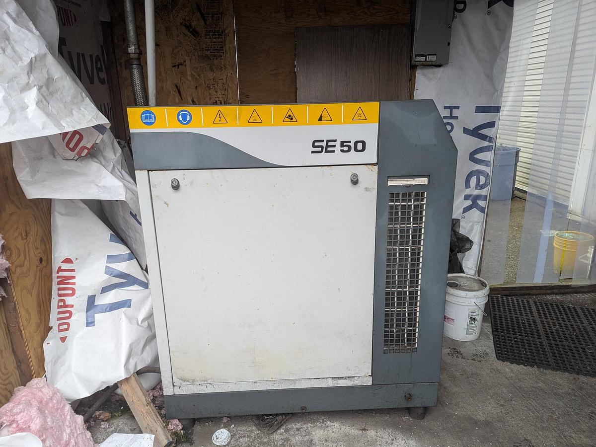 Used FS-Curtis SE 50 Industrial Rotary Screw Air Compressor 