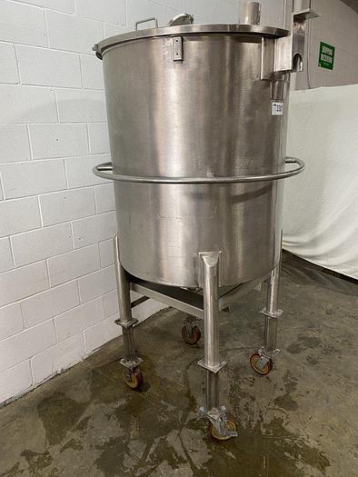 Used Lidded Cone-Bottom Tank